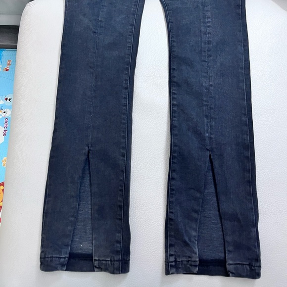 NWT - Zara Women’s The Olivia Split Hem Jeans - Size 12 - Picture 3 of 7